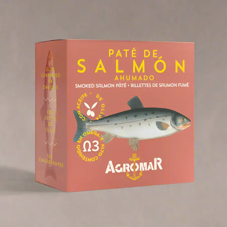 Pate de Salmon - Ahumado - Agromar - 100g