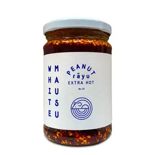 Peanut  Rayu Extra Hot - White Mausu  - 240ml