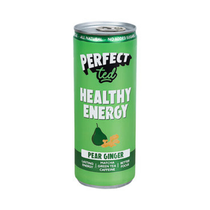 PerfectTed PerfectTed - Pear & Ginger Natural Energy Drink - 12 x 250ml