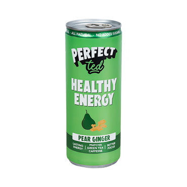 PerfectTed PerfectTed - Pear & Ginger Natural Energy Drink - 12 x 250ml