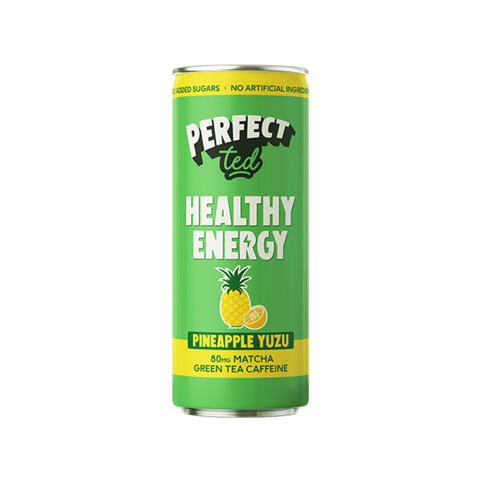 PerfectTed PerfectTed - Pineapple & Yuzu Natural Energy Drink - 12 x 250ml