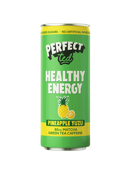 PerfectTed PerfectTed - Pineapple & Yuzu Natural Energy Drink - 12 x 250ml