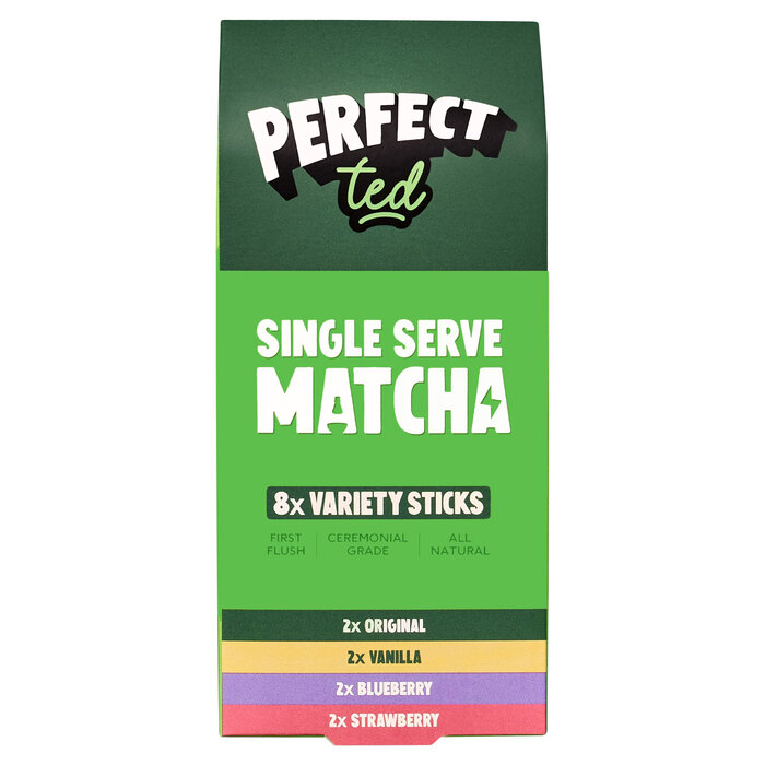 PerfectTed PerfectTed - Variety 8 Pack Matcha Powder Sticks - 33g