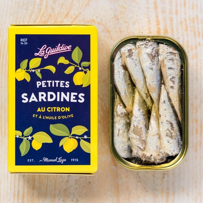 La Guildive Petites Sardines with Lemon - La Guildive - 115g