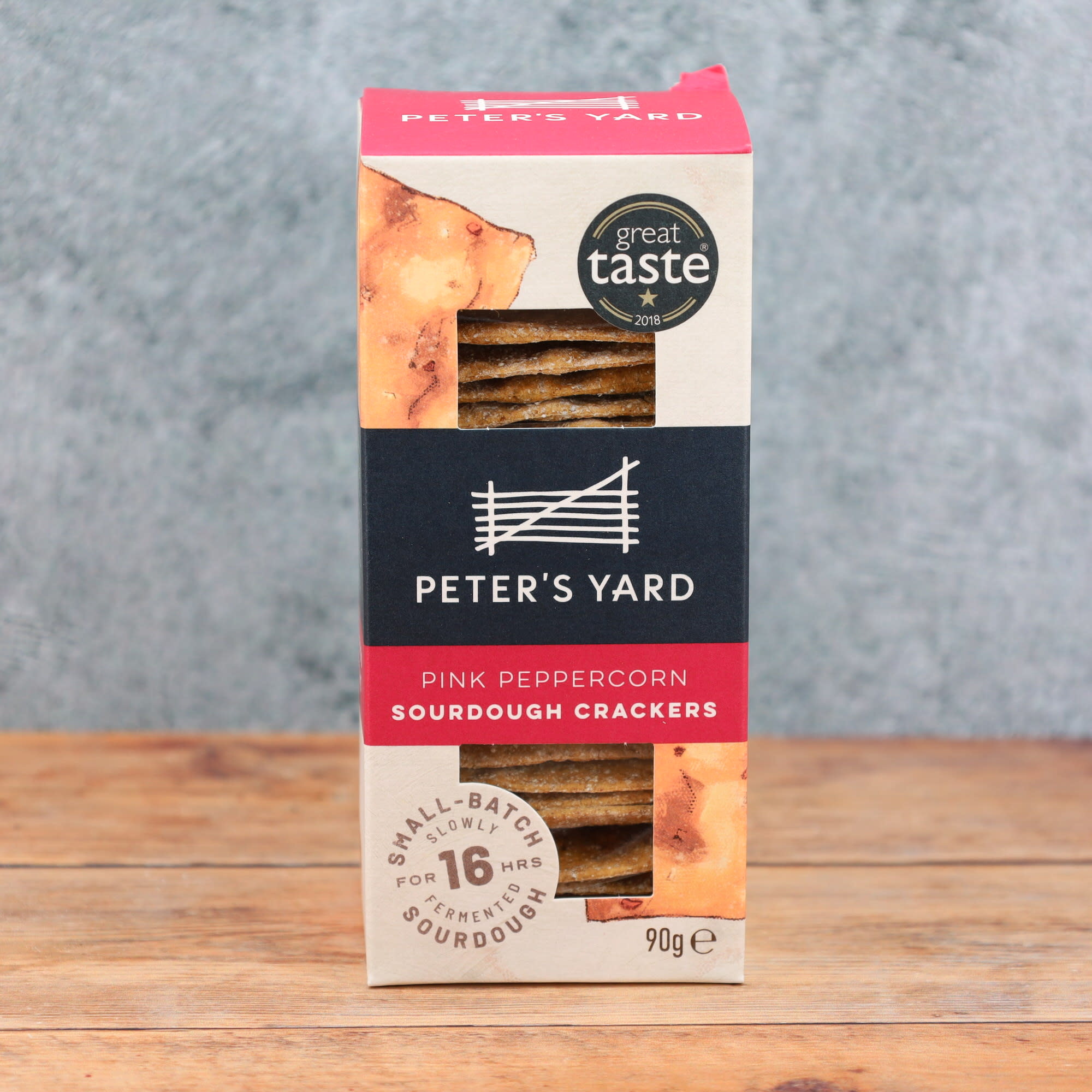 Peter's Yard Crispbread Pink Peppercorn Crispbread Mini - Peter's Yard - 90g