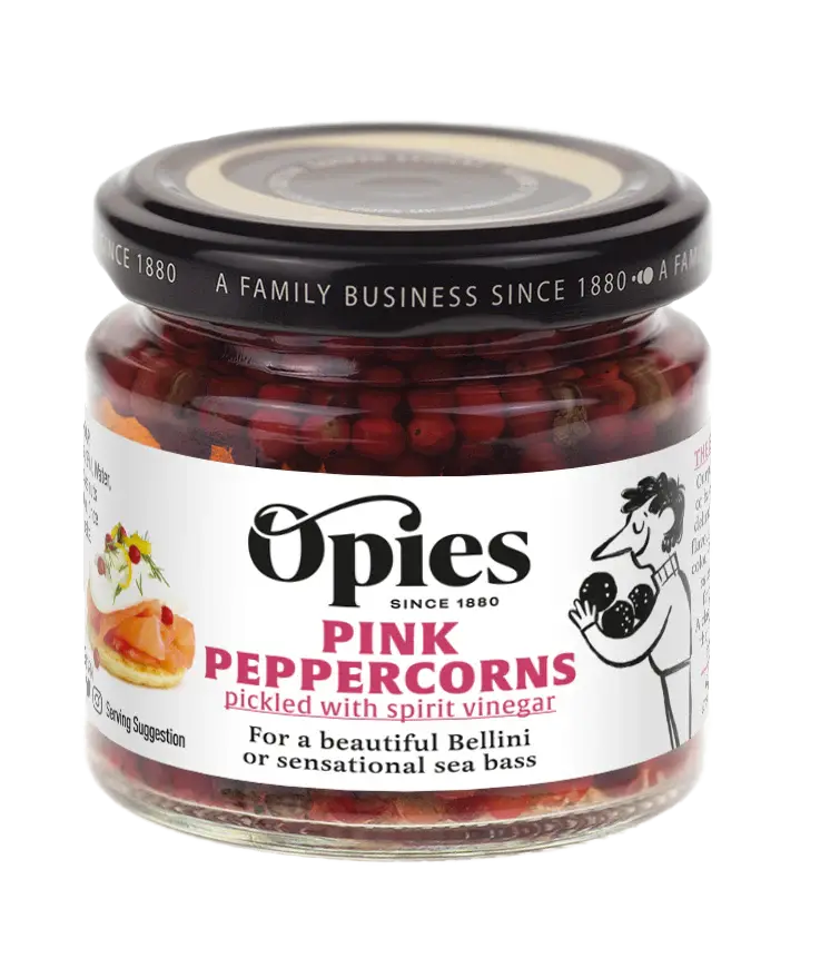 Opies Pink Peppercorns in Brine - Opies - 113g