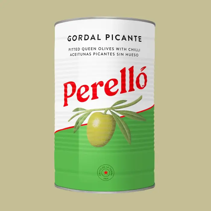 Pitted Gordal Picante  Olives with Chilli  - Perello - 150g