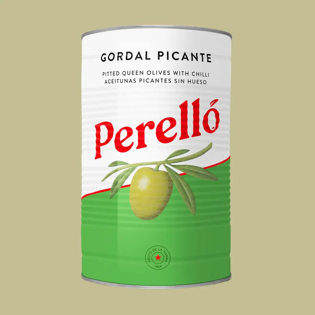 Pitted Gordal Picante  Olives with Chilli  - Perello - 150g