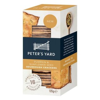 Peter's Yard Crispbread Pumpkin & Sunflower Seed Sourdough Crackers - Peter's Yard - 105g
