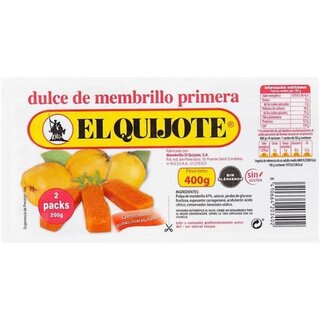 Quince Paste - Dulce de Membrillo Primera - El Quijote - 400g