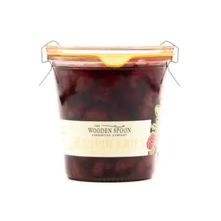 Raspberries with Rum Rimless Kilner Jar - The Wooden Spoon - 300g