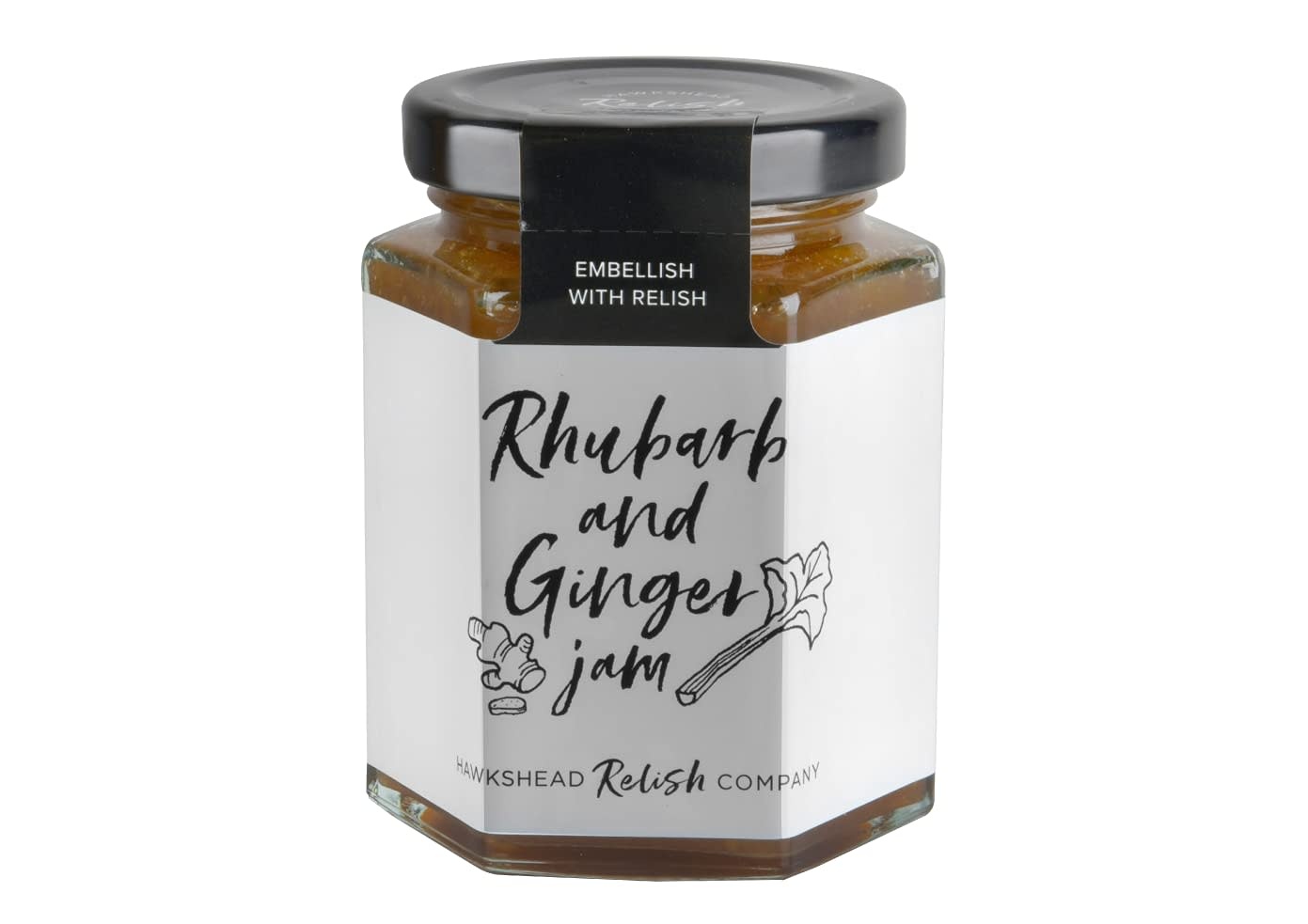 The Hawkshead Relish Company Rhubarb & Ginger Jam - Hawkshead Relish - 200g