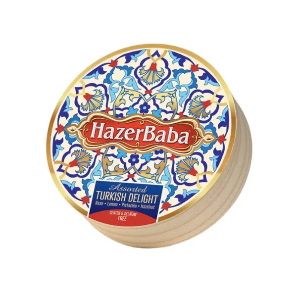 Hazer Baba Rose and Lemon, Turkish Delight GF - Wooden Drum - Hazer Baba - 454g