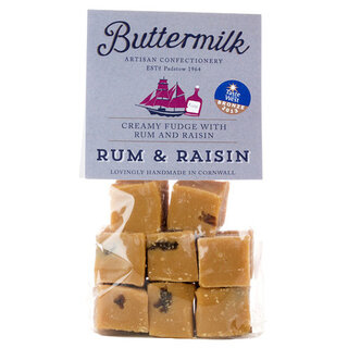 Buttermilk Confectionary Rum & Raisin Fudge - Buttermilk 175g