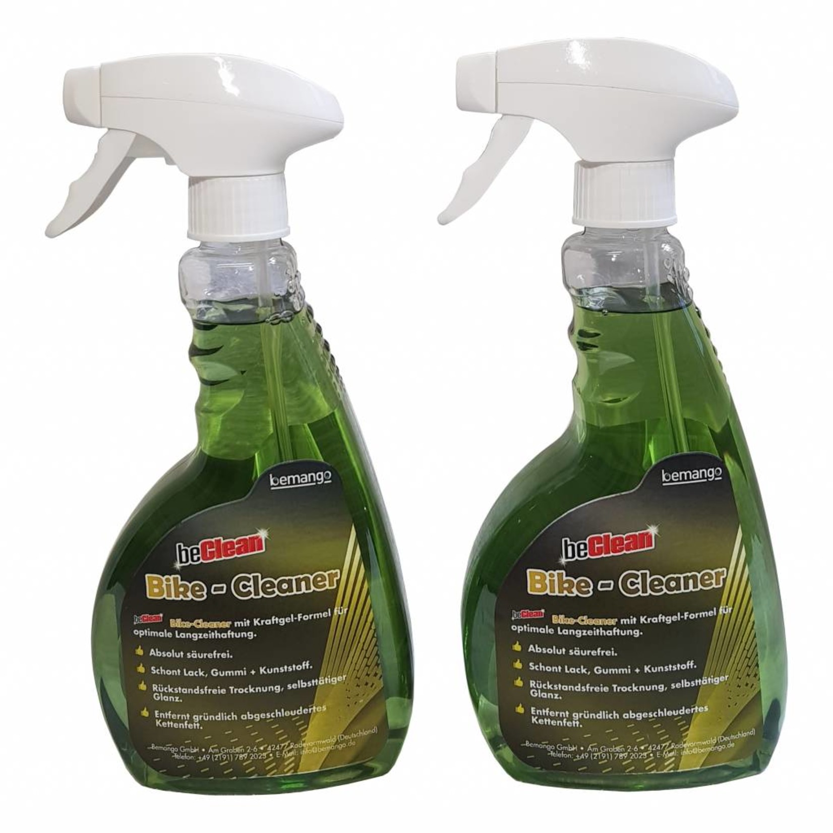 Motorrad-Reiniger 2x500ml Sprühflasche