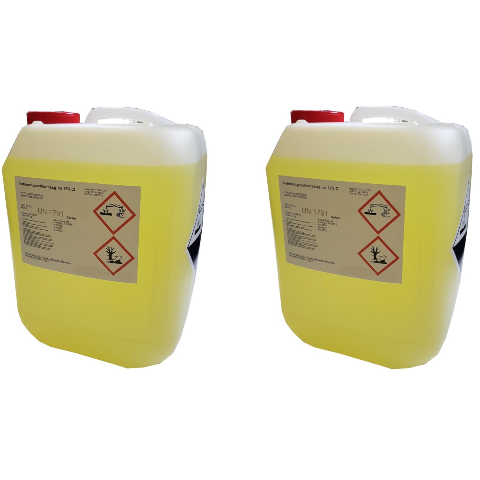 Bemango Chlorbleiche Natriumhypochloritlösung 12% im 10 Liter Kanister