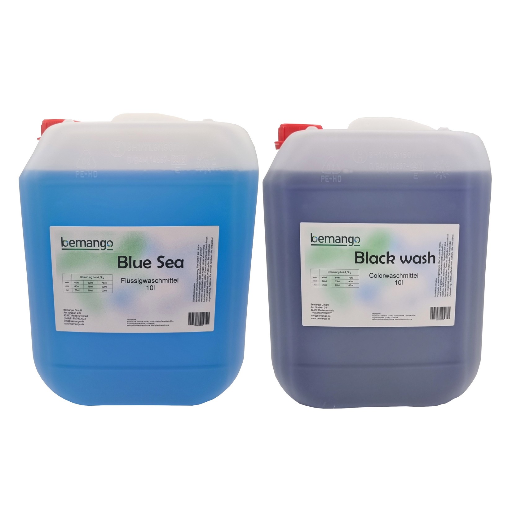 beClean Kombipaket Black Wash 10 Liter Blue sea 10 Liter