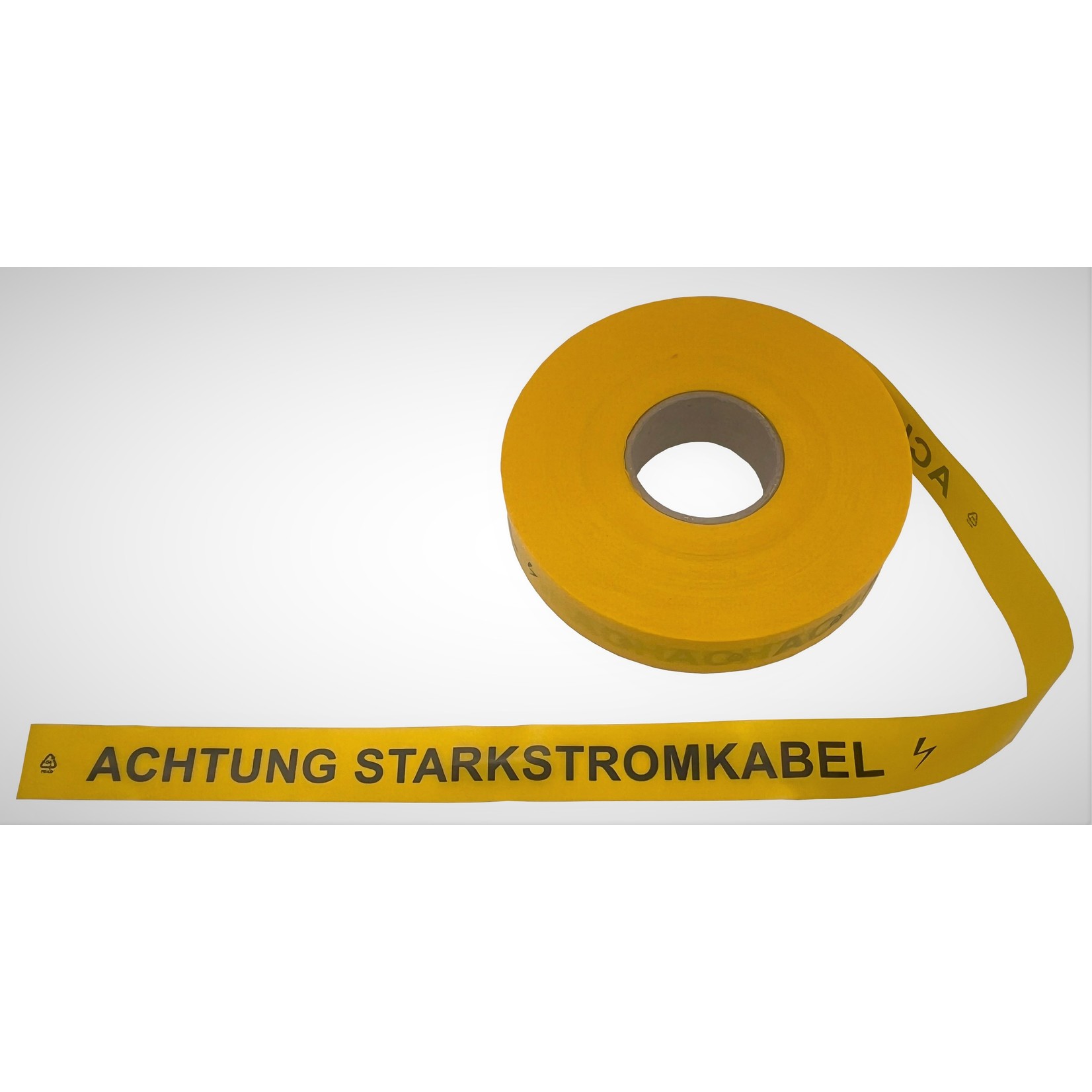 Willkommen bei Bemango – Qualität für Haushalt, Handwerk & Industrie "Trassenwarnband nach FTZ-Norm "Achtung Starkstromkabel" 250m Breite 40mm"