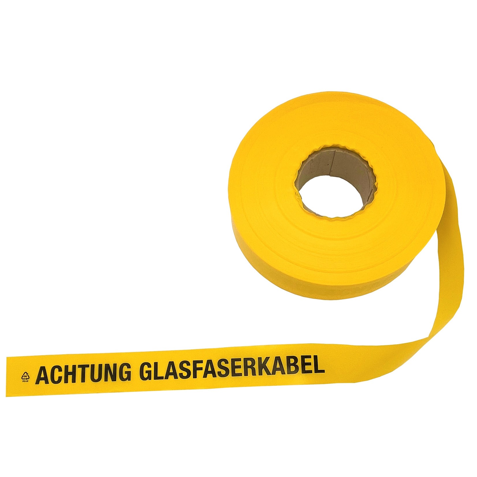 Willkommen bei Bemango – Qualität für Haushalt, Handwerk & Industrie "Trassenwarnband nach FTZ-Norm "Achtung Glasfaserkabel" 250m Breite 40mm"