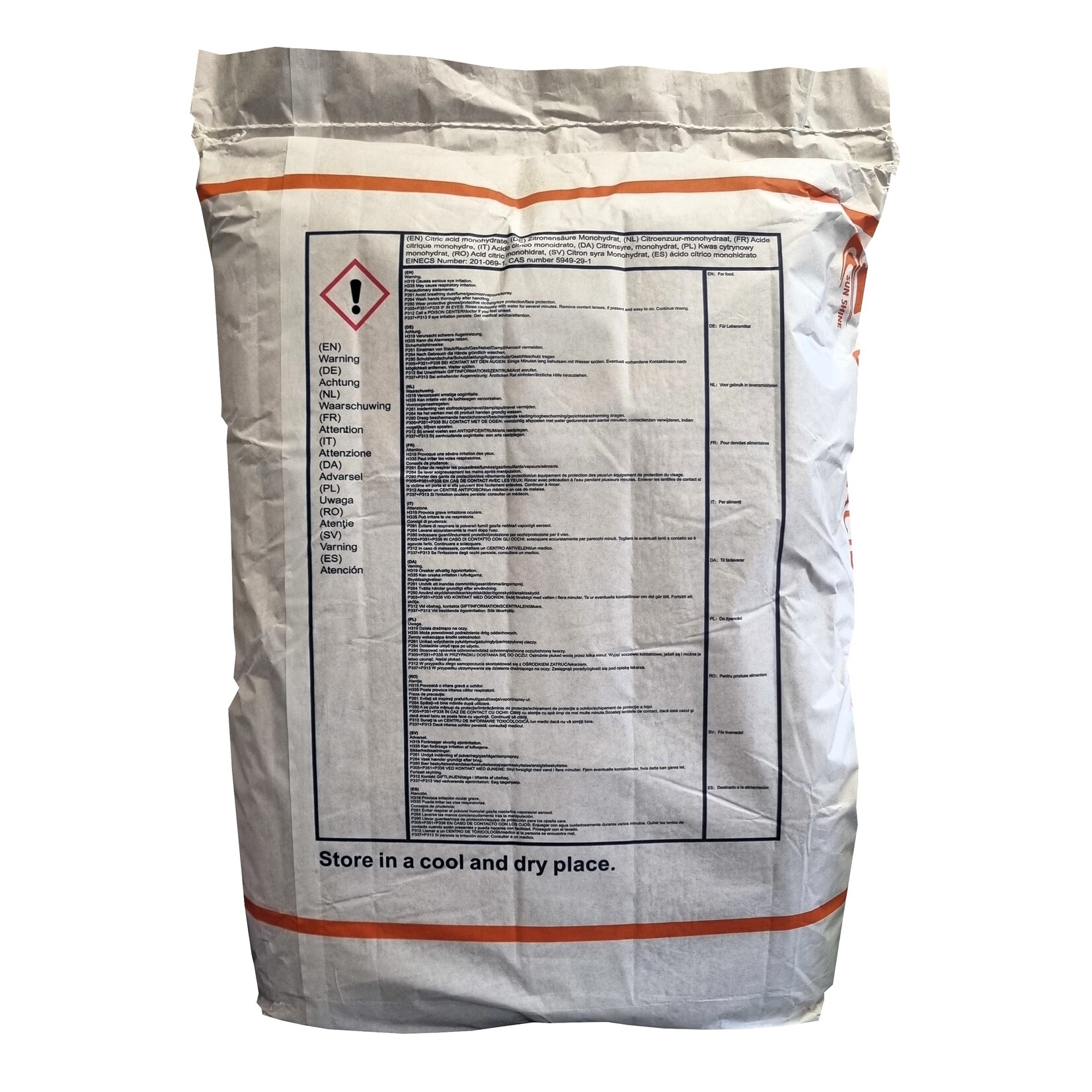 Bemango Zitronensäure, Granulat, 25kg-Sack