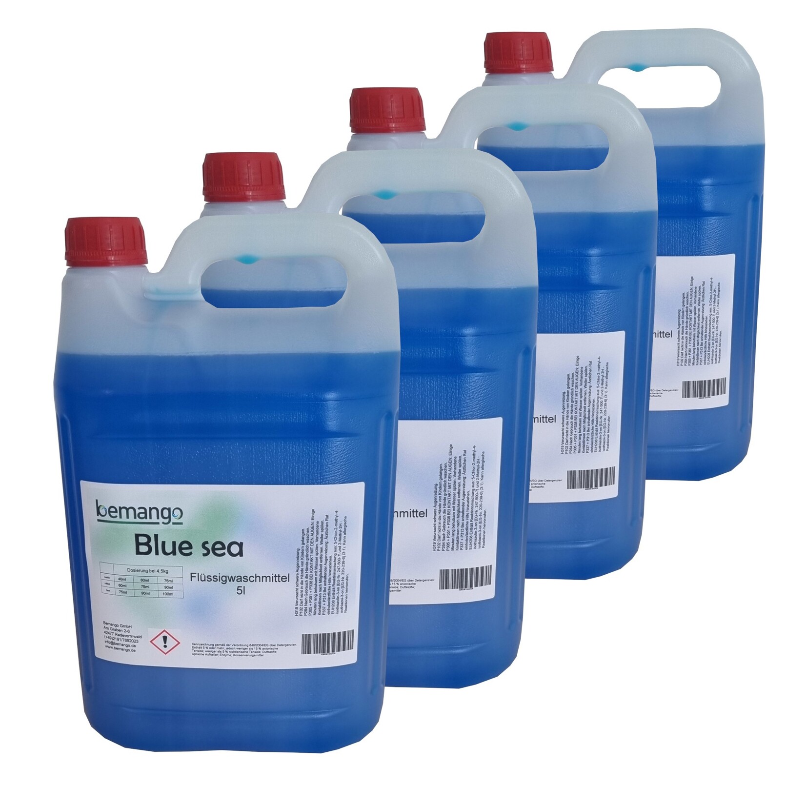 Bemango Flüssigwaschmittel Blue 4x5l