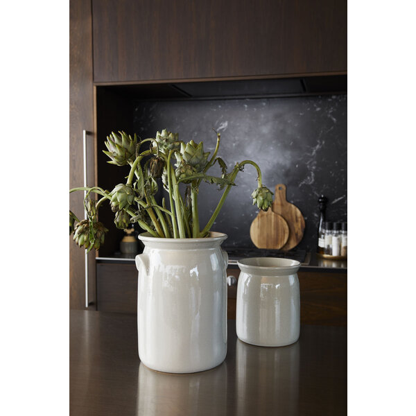 Meraki pot, Shellish grey medium