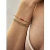 Armbandje met 5 steentjes