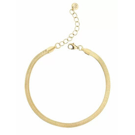 Ellen Beekmans platte snake armband