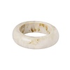 Bangle gelakte hars off-white mêlée