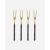 vorkjes set van 4