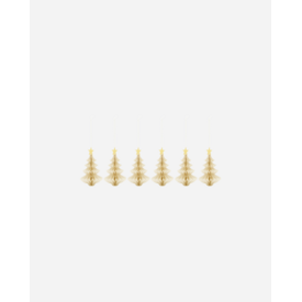 House Doctor kerstboom hangers papier, set van 6
