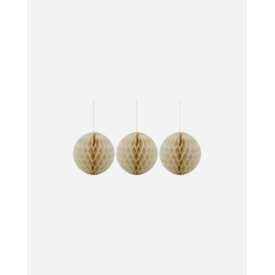 House Doctor kerstbal hangers papier, set van 3