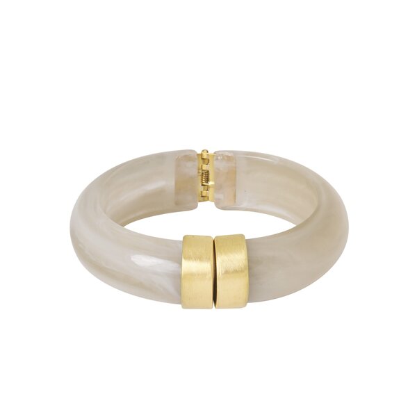 Ellen Beekmans Bumper bangle off-white mêlée