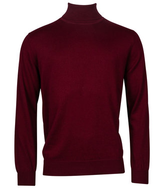 Baileys coltrui Pullover bordeaux rood Roll Neck