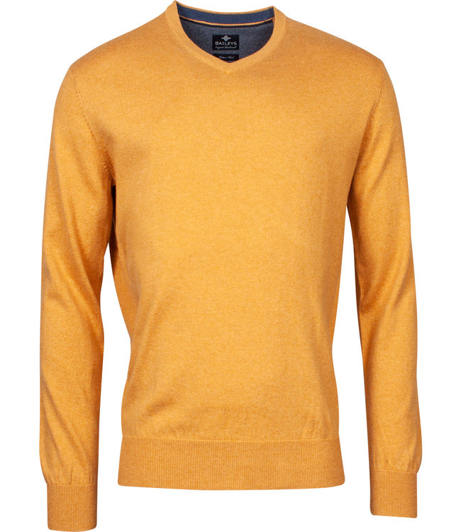 Onnodig Etna resultaat heren v-hals trui geel V-Neck 85 procent katoen 15 wol - Shirtsupplier.nl