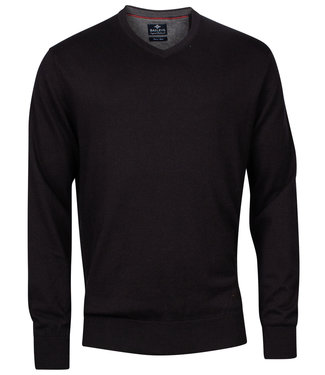 v-hals trui Pullover zwart V-Neck