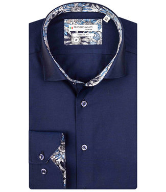donkerblauw met donkerblauwe knopen