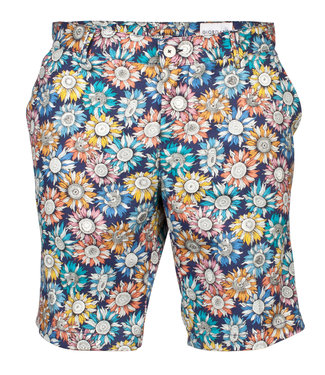 korte broek tutti colori zonnebloem print