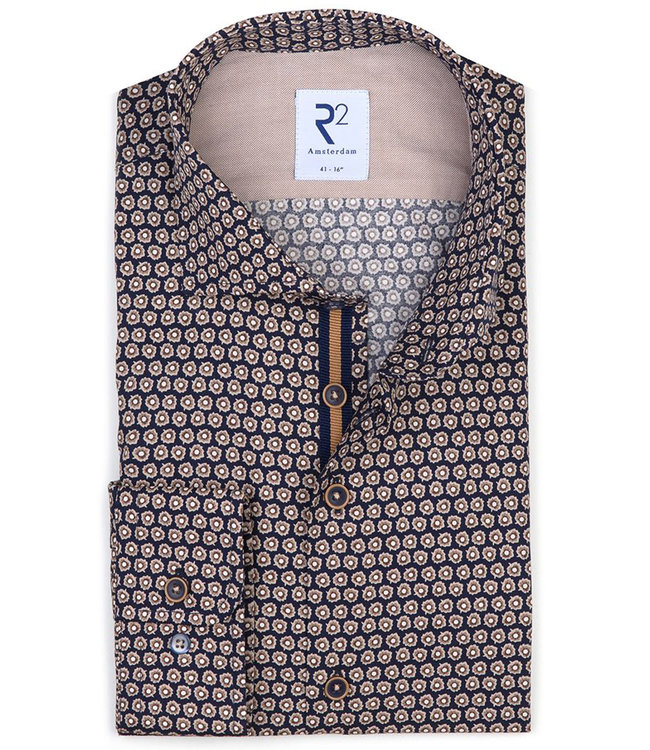 zwart bruin beige print