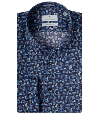 Thomas Maine donkerblauw blauwe bessen print