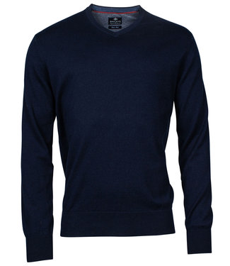 v-hals trui Pullover donkerblauw
