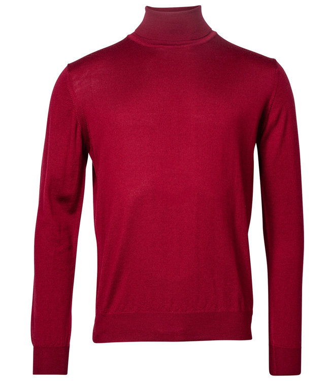 Baileys coltrui Pullover bordeaux rood Roll Neck