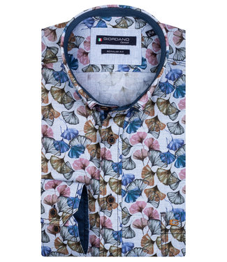 lichtblauw met tutti colori bloemenprint