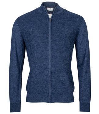 Thomas Maine heren blauw vest met rits