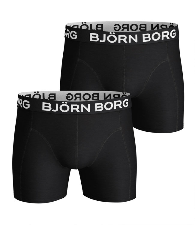 Bjorn Borg Boxers heren boxers 2 pack zwart core shorts