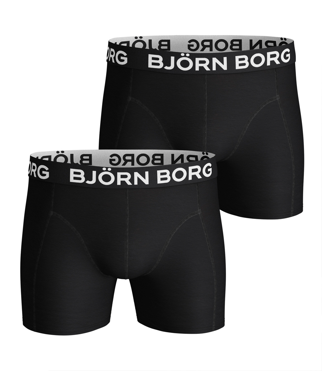 vorm Vrijgevigheid bord 9999-1005 90011 Bjorn Borg heren boxers 2 pack zwart core shorts -  Shirtsupplier.nl
