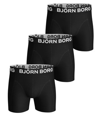 Bjorn Borg Boxers heren boxers 3 pack zwart core shorts