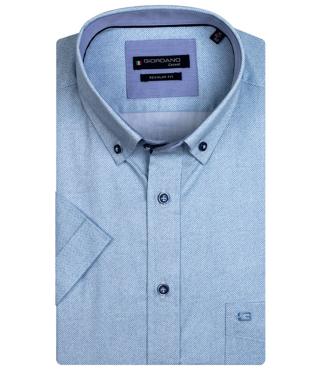 aqua blauw structuur print