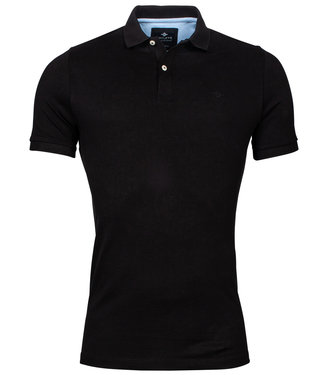 polo zwart pima katoen