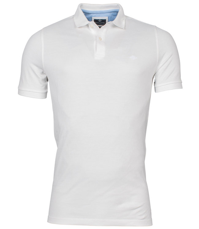 115275-25 heren polo wit pima katoen